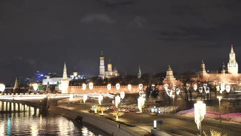 Zaryadye pier Timelapse Stock-Footage 232398356