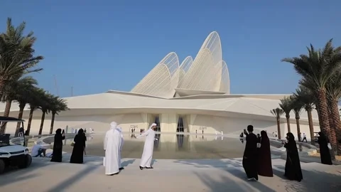 The Zayed National Museum opens its doors in Abu Dhabi, Dubái, AE - 03 Dec 2025 動画素材 322551481