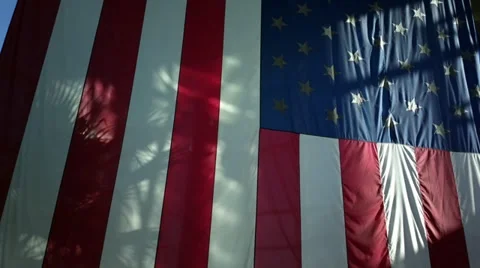 ZB '14 808 - US Flag - Angle 1 Stock Footage 37324319