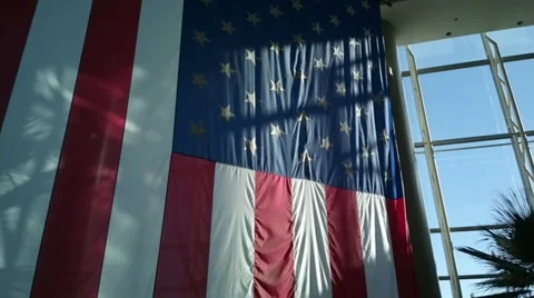 ZB '14 808 - US Flag - Angle 3 Stockbeeldmateriaal 37327221