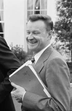 Zbigniew Brzezinski Foto stock