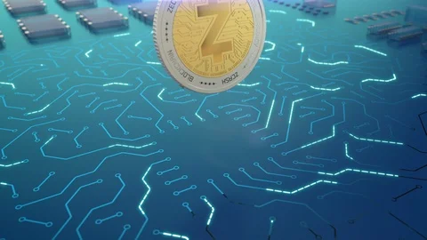 Zcash crypto currency failure Stock Footage 90056028
