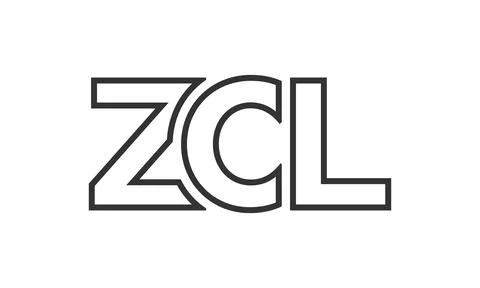 ZCL logo design template with strong and modern bold text. Initial based ve.. Stock Illustration