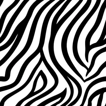 Zebra abstract background. Seamless pattern Stock Illustration