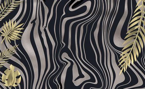 Zebra abstract stripes Stock Illustration