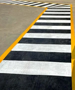 Zebra Crossing Stock-Fotos