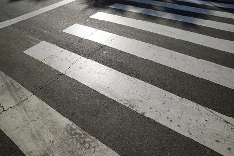Zebra crossing view 스톡 사진