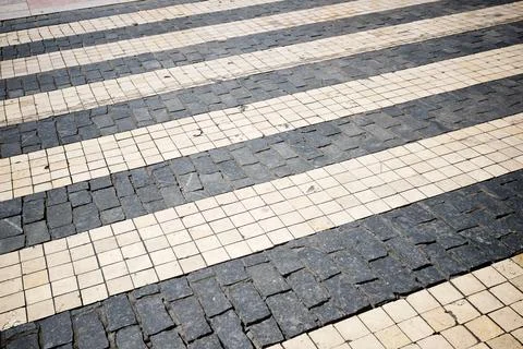 Zebra crossing view 스톡 사진