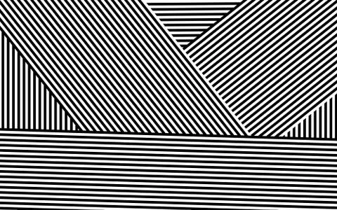 Zebra Design Black and White Stripes Vector Illustrazione stock