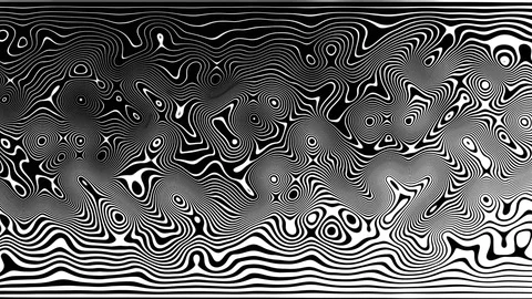 Zebra halftone Line pattern Movement Animation Background. 4k Stock Footage 77238037