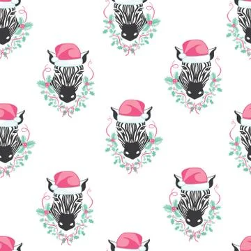 Zebra hat - vector illustration Stockillustratie