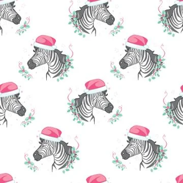 Zebra hat - vector illustration Stock Illustration