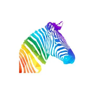 Zebra icon vector Stock Illustration