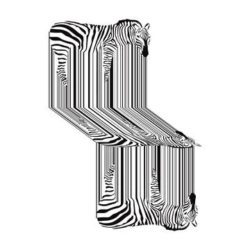 Zebra Stock Illustration