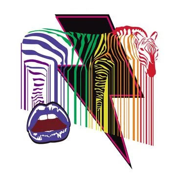 Zebra Stock Illustration