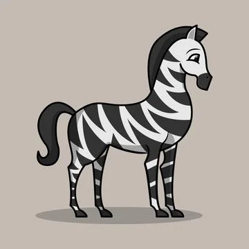 Zebra Stock Illustration