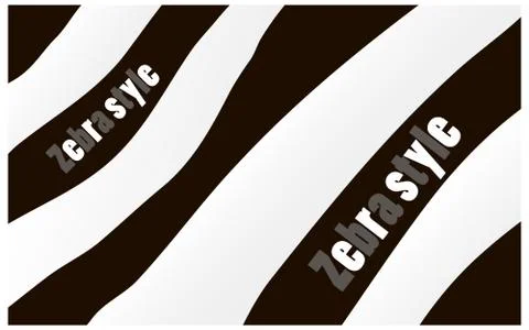 Zebra illustration vector on white background Illustrazione stock