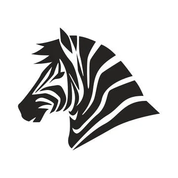 Zebra logo icon design Stock Illustration