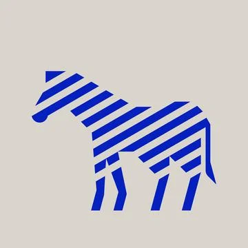 Zebra Logo Stock Illustration