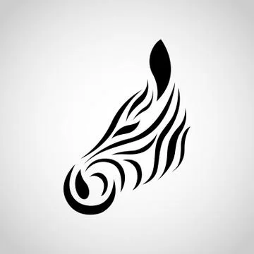 Zebra logo vector 스톡 일러스트