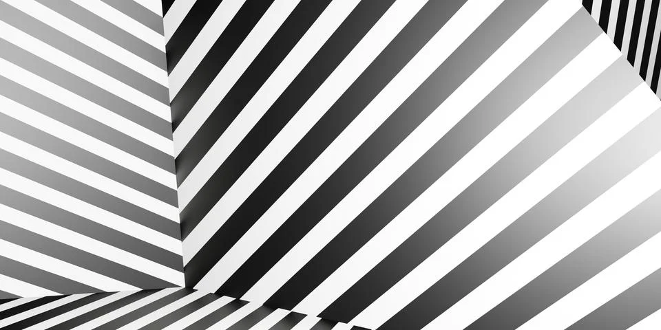 Zebra pattern background parallel lines diagonal background black and white 3 Stock Illustration