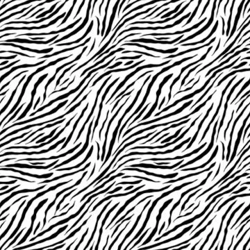 Zebra pattern - halftone seamless pattern Illustrazione stock