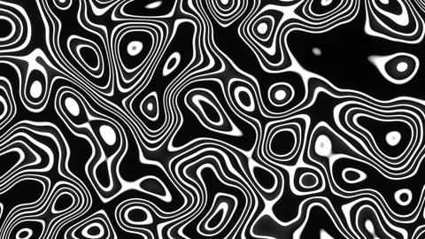 Zebra Pattern Marbling Texture Wave Background Stock Footage 240327109