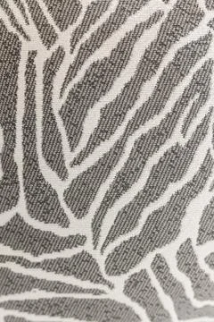 Zebra pattern rug with bold stripes Stock Photos