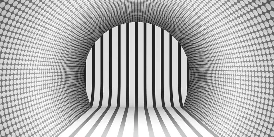 Zebra Pattern Template Striped Tunnel Background for placing text and produ.. 스톡 일러스트