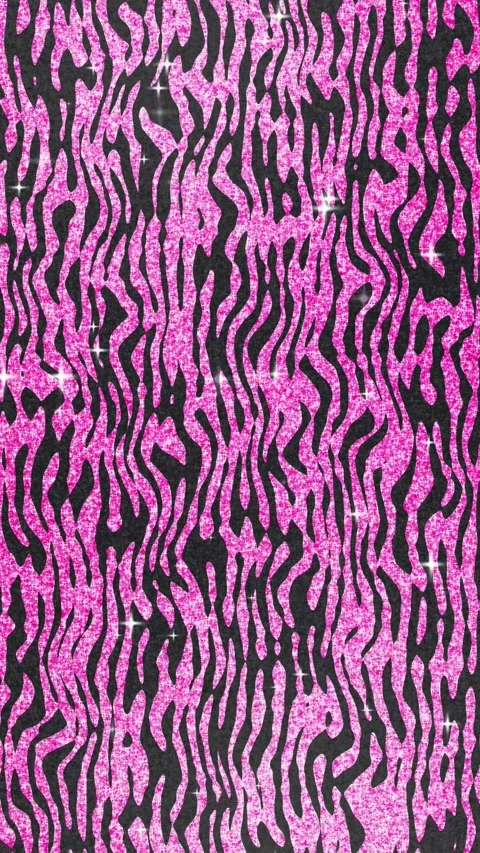 Zebra print glitter background animation Stock Footage 317940209