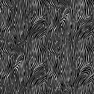 Zebra Print (Hand-drawn) Stock Illustration