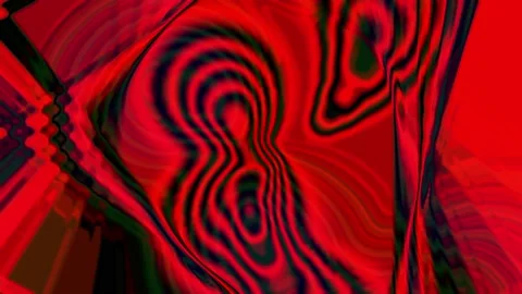 Zebra red and black contour pattern rotation animation Stock Footage 195937366