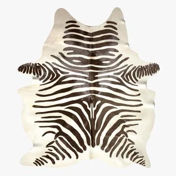 Zebra Rug 3D Model