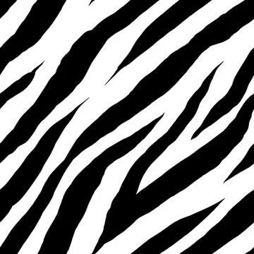 Zebra seamless pattern Illustrazione stock