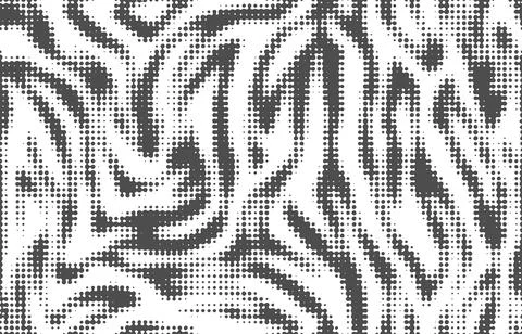 Zebra seamless texture. Digital halftone pattern, animal print. Vector イラスト素材