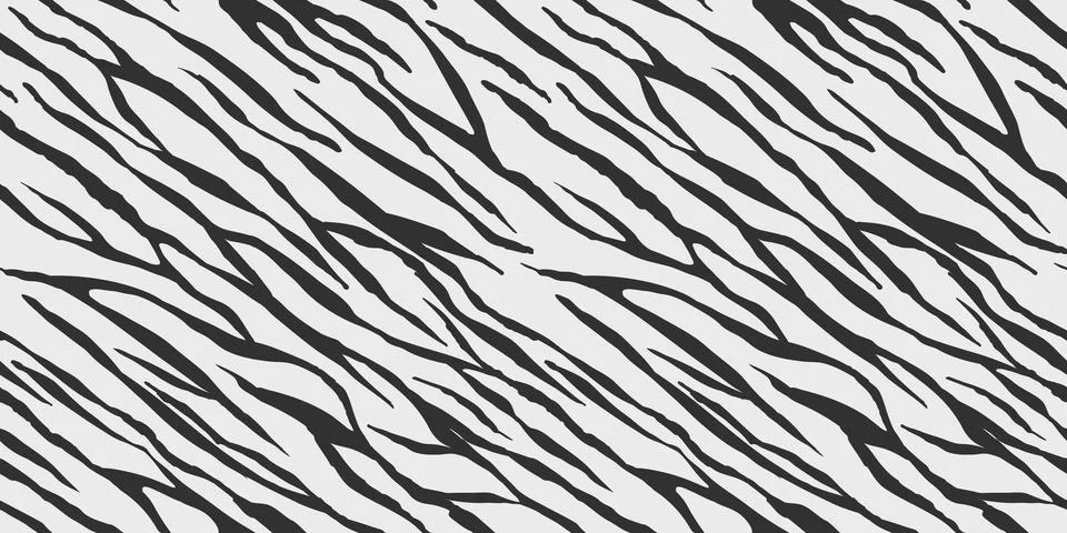 Zebra seamless texture, grunge pattern. Animal print. Vector イラスト素材