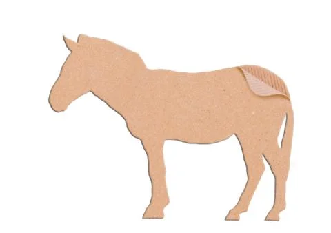 Zebra shape paper box Foto stock