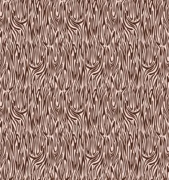Zebra Skin Vector Texture Seamless Pattern. Safari Animal Background. Hand Drawn Stock Illustration