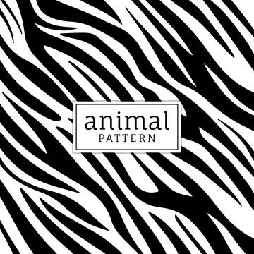 Zebra striped pattern. Illustrazione stock