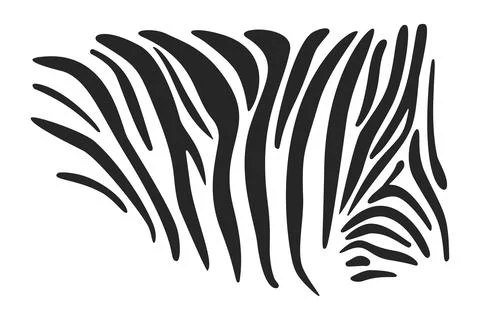 Zebra Stripes Pattern Background Vector Stock Illustration
