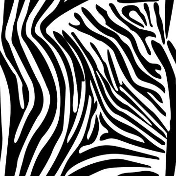 Zebra stripes seamless pattern Stock Illustration