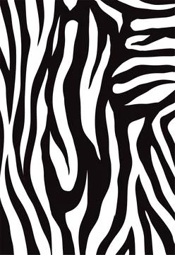 Zebra Stripes Seamless Pattern vector Stock Illustration