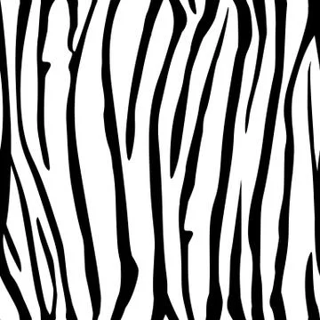 Zebra Stripes Seamless Pattern. Zebra print, animal skin, tiger stripes, abst Stock Illustration