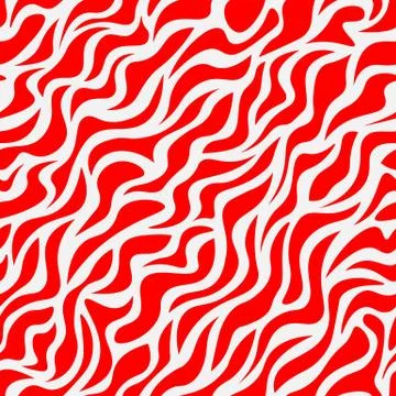 Zebra Stripes Seamless Pattern. Zebra print, animal skin, tiger stripes Illustrazione stock