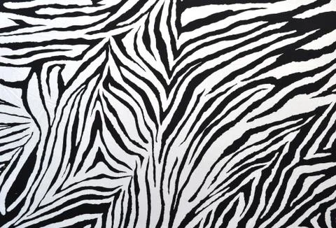 Zebra style fabric Foto stock