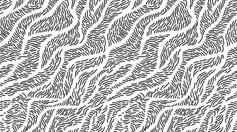 Zebra style wavy lines seamless pattern for trendy apparel textile prints. Stock Illustration