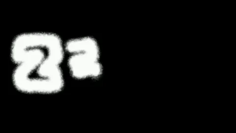 Zebra Text Spraypaint Effect Graffiti Kit Masks Collection Stock Footage 113890410