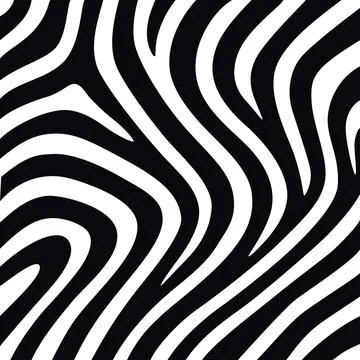 Zebra texture pattern orange stripe repeat seamless safari. Vector illustration. イラスト素材