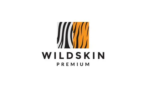 Zebra with tiger wild logo vector icon illustration design Stock Illustration