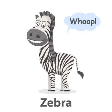 Zebra vector illistration Stock Illustration